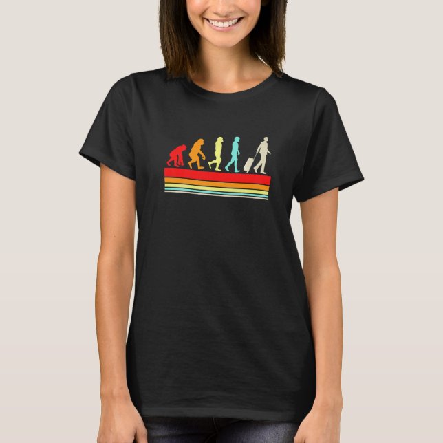 Manar, utveckling av människans resevolutionsresa  t shirt (Framsida)
