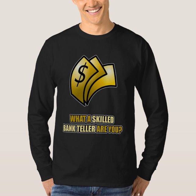 Manar vad en skicklig banksäljare är? t shirt (Framsida)