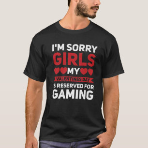 Manar Valentines day är reserverat för spelhjär T Shirt