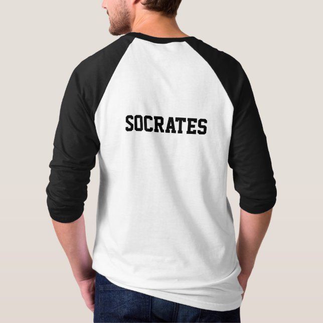 manar-vapenskölden beklär, Socrates-baksida T Shirt (Baksida)