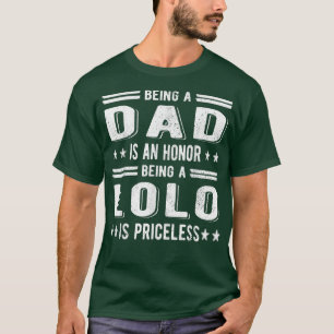Manar Vara Lolo Grandpa Best Lolo Grandfather D T Shirt