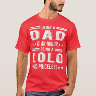 Manar Vara Lolo Grandpa Best Lolo Grandfather D. T Shirt
