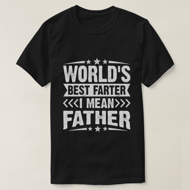 manar världen över bäst i elaket far fars dag t shirt (Design framsida)