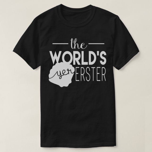 Manar, världens bästa Yer Erster T Shirt (Design framsida)