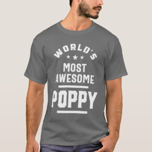 Manar världens mest Fantastisk-vallmo-Far-gåva T Shirt