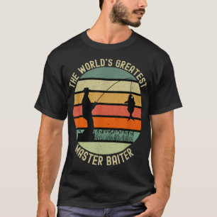 Manar Världsmästare Master Baiter Funny Fish T Shirt