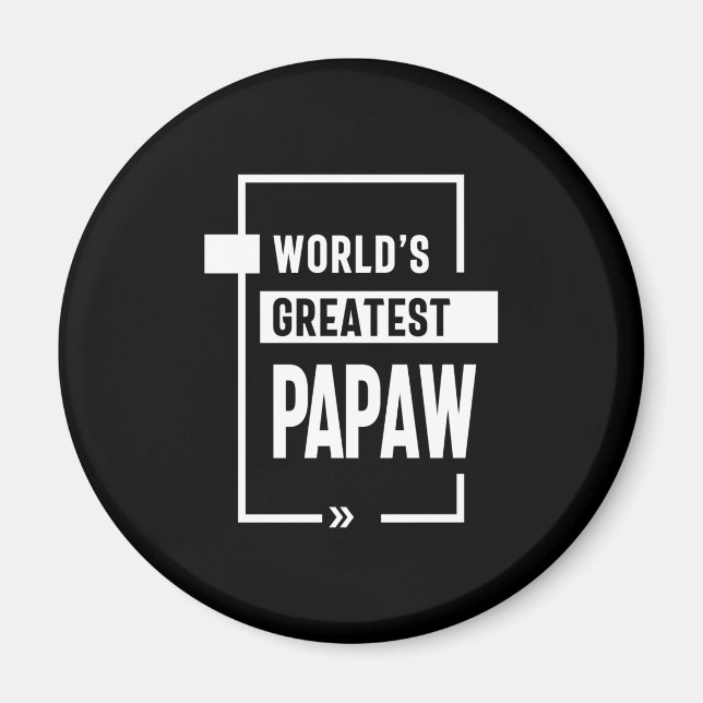 Manar Världsmästare Papaw Gift Magnet (Framsidan)