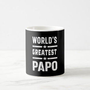 Manar Världsmästare Papo Funny - Fars dag Kaffemugg