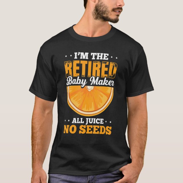 Manar Vasectomy Retrött Baby Maker Vasectomy Surv T Shirt (Framsida)