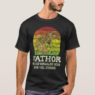 Manar Vathor Far Thor Viking Pappa Fars dag T Shirt