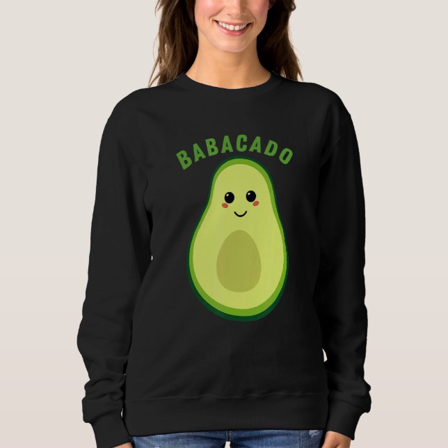 Manar Vegan Avocado Baba Avocado Pappa Matching Av T Shirt (Framsida)