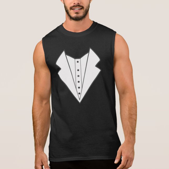 Manar Vest print Sleeveless T-Shirt (Framsida)