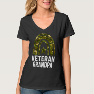 Manar veteran Grandpa Veterans Day Coola Camo Patt T Shirt