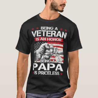 Manar veteranernas dag som veteran är en hedersbet t shirt