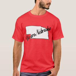 Manar vi är skjortan för Nebraska Husker pride T Shirt