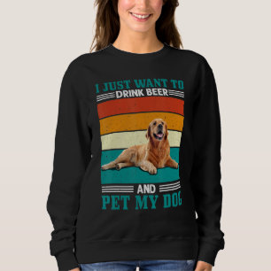 Manar vill dricka öl och äta min Hund Golden Retr T Shirt