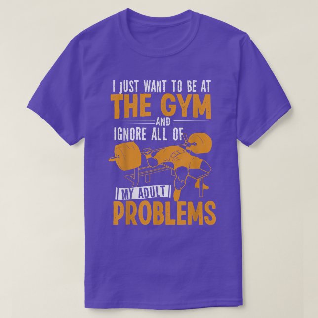 Manar vill jag bara vara på Gym Muscle Funny Bod T Shirt (Design framsida)
