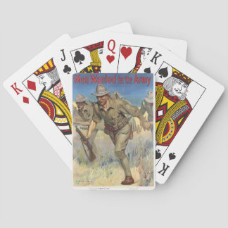 Manar ville ha armén WWI Casinokort