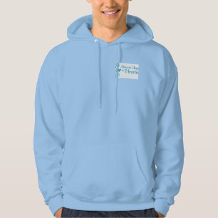 Manar vinande upp hoodien sweatshirt med luva