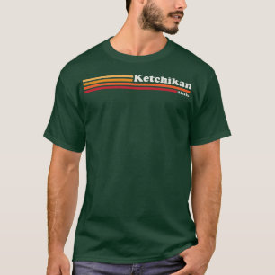 Manar Vintage 1980-talet Graphic Stil Ketchikan Al T Shirt