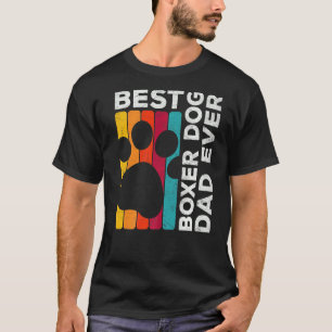 Manar Vintage Animal Hund Pet Hund Best Boxer Papp T Shirt