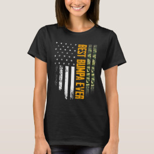 Manar Vintage Best Bumpa nånsin Camo American Flag T Shirt