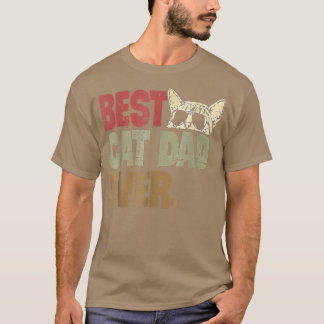 Manar Vintage Best Cat Pappa någonsin Cat pappa Gi T Shirt