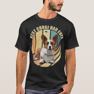 Manar Vintage Best Corgi Pappa All Welsh Corgi Pap T Shirt