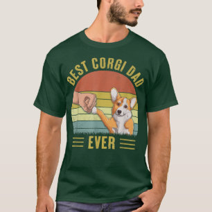 Manar Vintage Best Corgi Pappa har aldrig varit en T Shirt