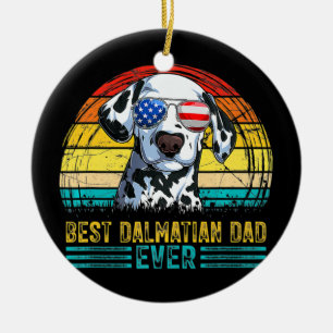 Manar Vintage Best Dalmatian Pappa Aldrig Manar Fa Julgransprydnad Keramik