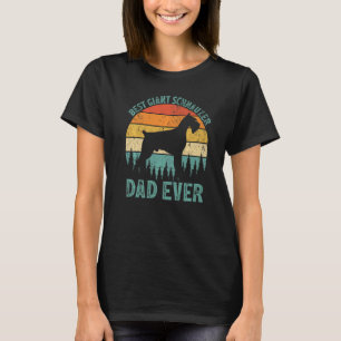 Manar Vintage Best Giant Schnauzer Pappa Aldrig Fa T Shirt