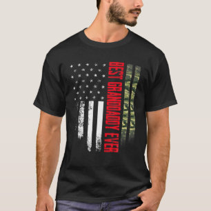 Manar Vintage Best Grandpappa nånsin Camo American T Shirt