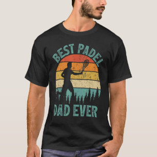 Manar Vintage Best Padel Pappa Unga Fars dag T Shirt