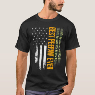 Manar Vintage Best Peepaw Aldrig Camo American Fla T Shirt