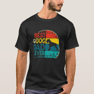 Manar Vintage Best Schnauzer Hund Pappa Allting Fa T Shirt