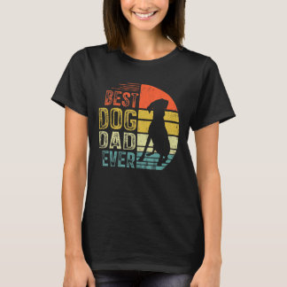 Manar Vintage Dalmatian Best Hund Pappa Alltid Far T Shirt