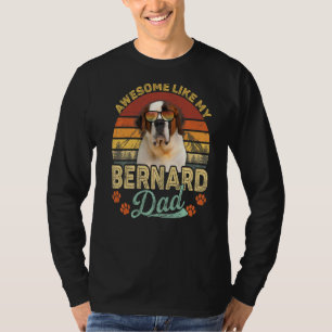 Manar Vintage Fantastisk som min Bernard Pappa Hun T Shirt