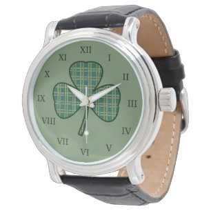 Manar Vintage Irish Shamrock Watch Armbandsur