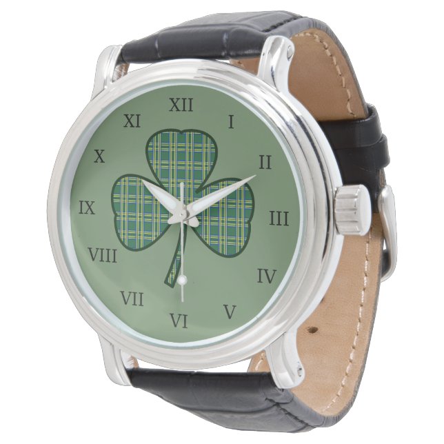 Manar Vintage Irish Shamrock Watch Armbandsur (Vinklad)