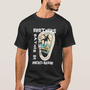 Manar Vintage klättra Carabiner Brothers i stället T Shirt