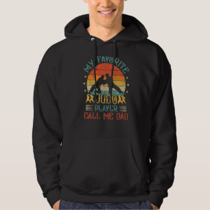 Manar Vintage Min favoritspelare, Judo Player, kal Hoodie