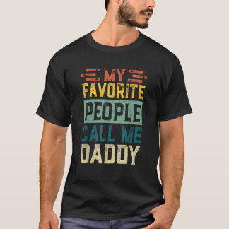 Manar Vintage Mina favoriter kallar mig pappa Tjoc T Shirt