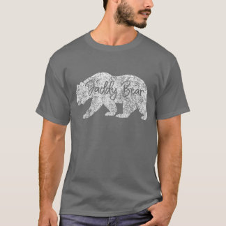 Manar Vintage pappa Bear ny färg T Shirt