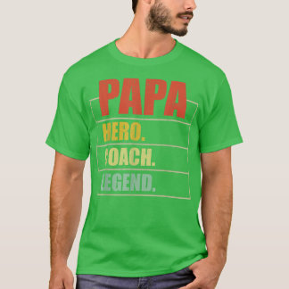Manar Vintage Pappa Hero Coach Legend Pappa Far T Shirt