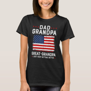 Manar Vintage Pappa morfar Underbar morfar jag bar T Shirt