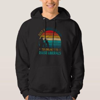 Manar Vintage Regular Pappa försöker att inte höja Hoodie