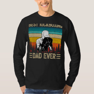 Manar Vintage Retro Best Kickboxing Pappa har aldr T Shirt