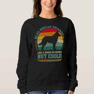 Manar Vintage Retro Hund Blue Heeler Grandpa Far T Shirt