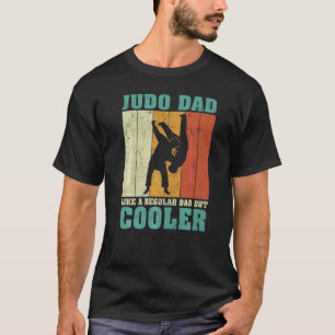 Manar Vintage Retro Judo Pappa som en vanlig Tjock T Shirt