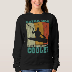 Manar Vintage Retro Kayak Pappa som ett reguljärt T Shirt